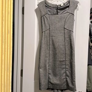 VENUS Gray Fitted Mini Dress